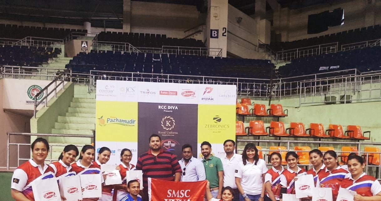 Players participating in FairPlay corporate cricket matc